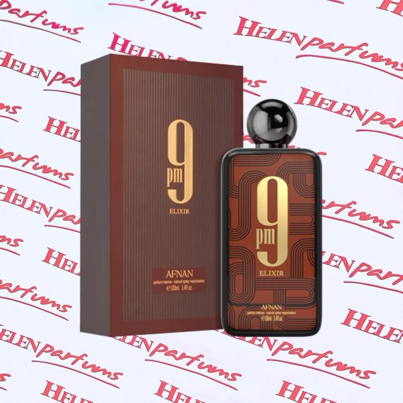 AFNAN 9PM Elixir EDP 100ML - Fragranza Sofisticata con Note di Noce Moscata e Peperoncino Dolce per un Profumo Sensuale e Magnetico