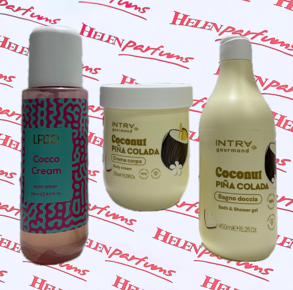 Combo intra+Lpdo: acqua profumata+ crema corpo+ bagnoschiuma
