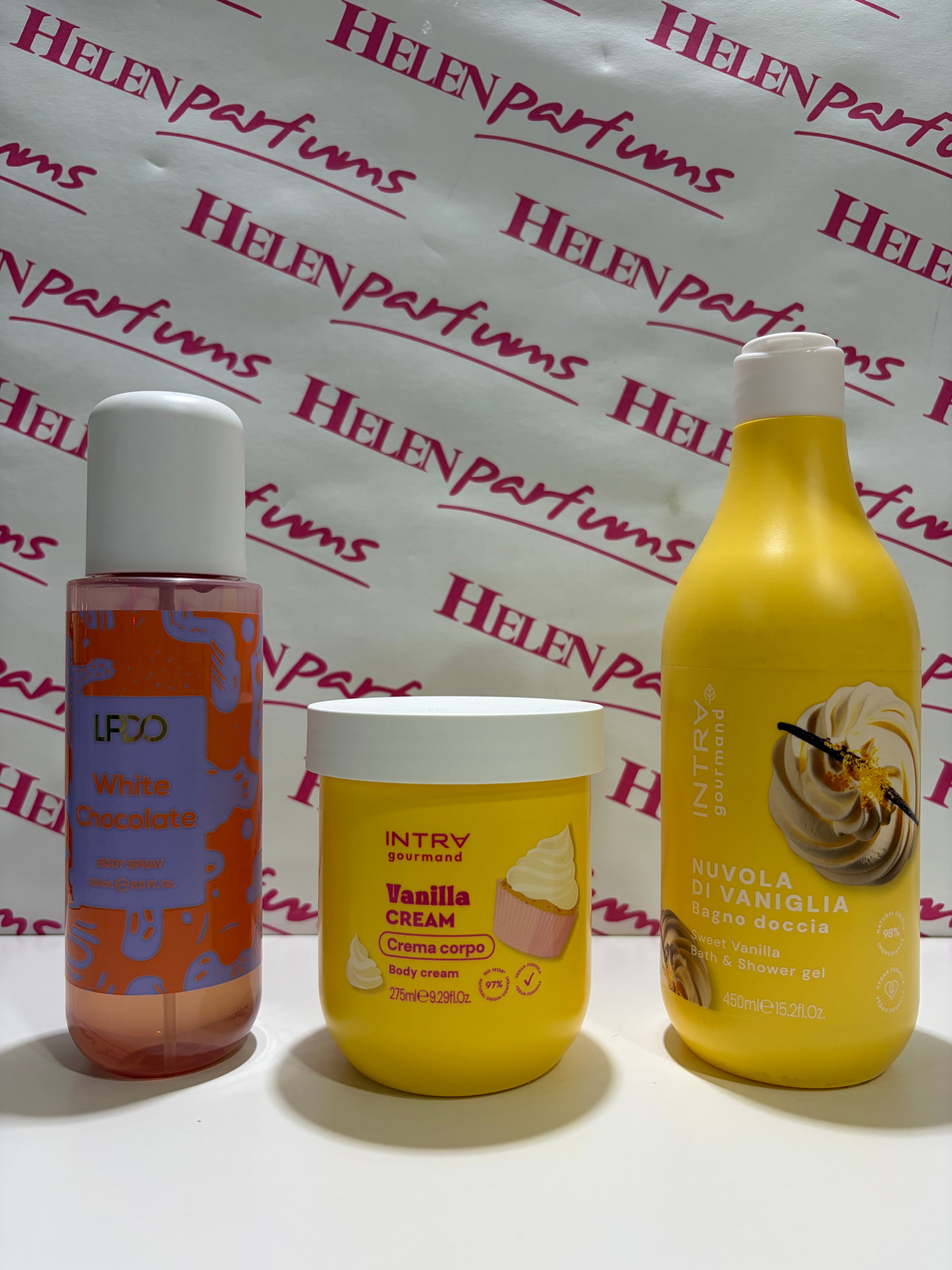 Combo intra+Lpdo: acqua profumata+ crema corpo+ bagnoschiuma